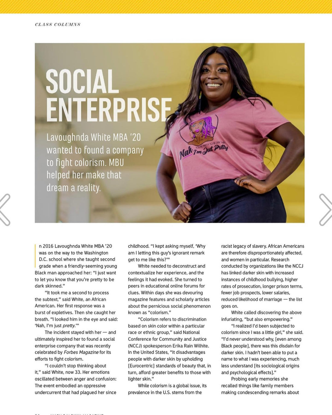 Alumni Mag Features Are a Big Flex - Black Girl PR®