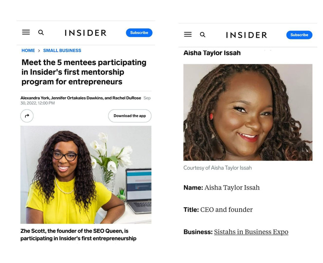 Business Insider Feature & Mentorship Expands Reach to 578 Million - Black Girl PR™