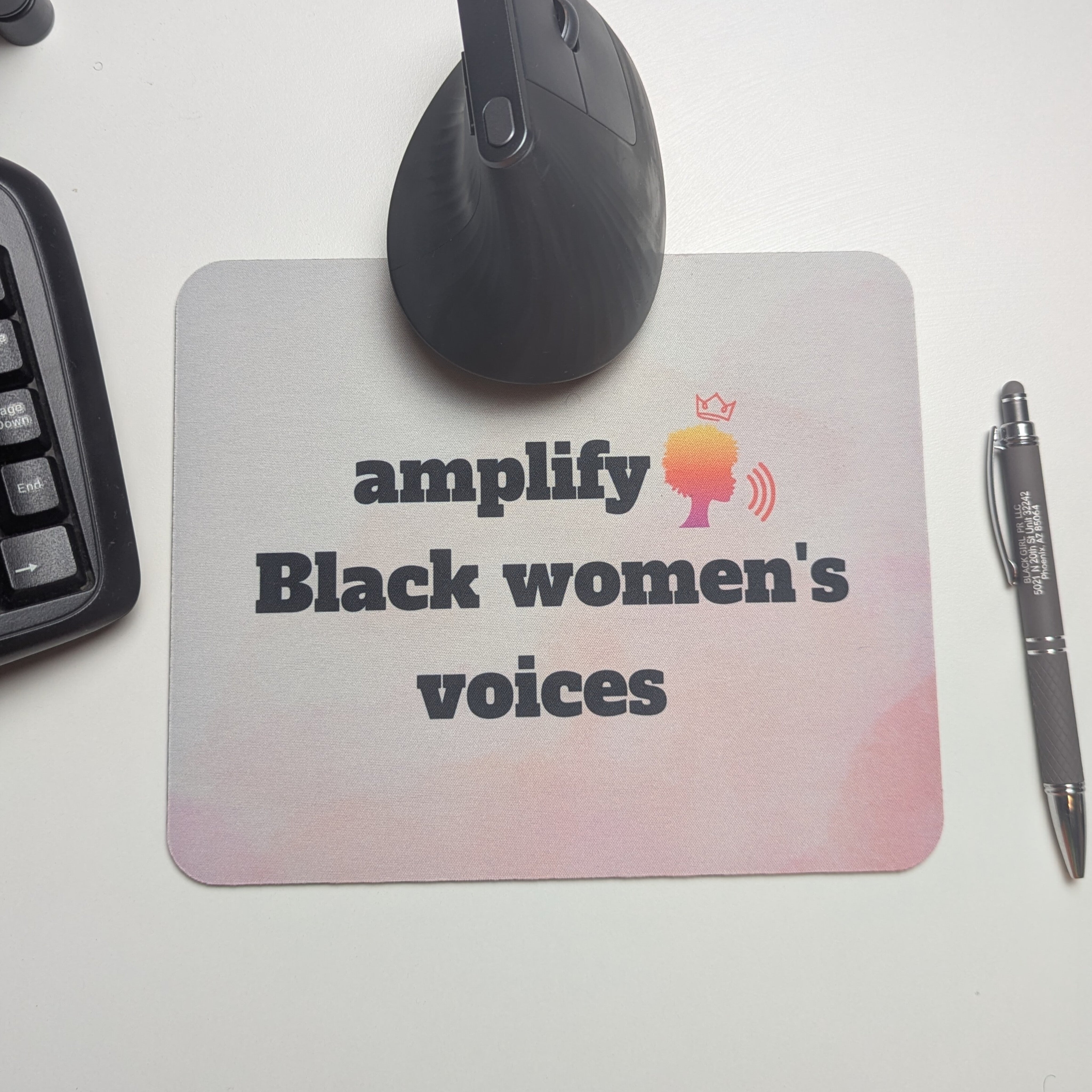 Amplify Black Women's Voices Mouse Pad